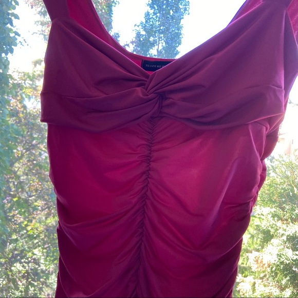 Pink Ruched Dress - Picture 9 of 16